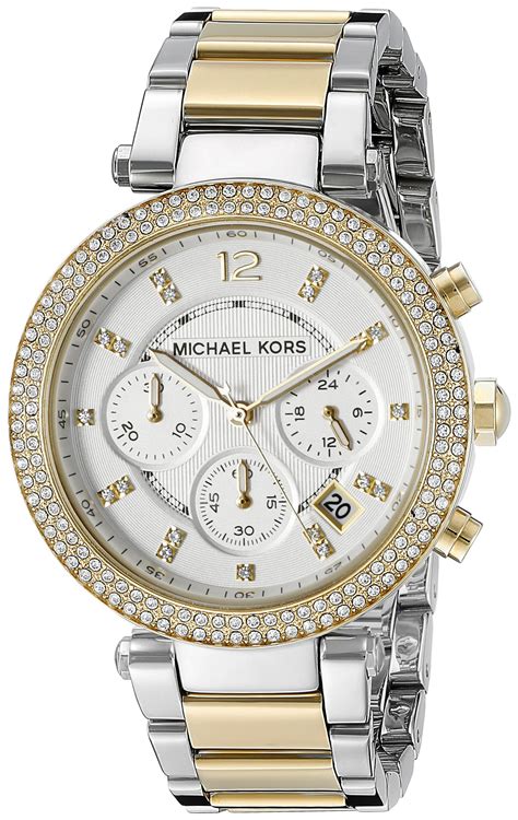 Amazon.com: Michael Kors Women's Two Tone 